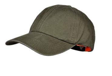 Jagdkappe , Schirmkappe , Jagdkappe mit Schweißband , Base Cap " Oliv "